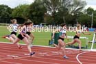 Under-17 womens 100 metres. Photo: David T. Hewitson/Sports for All Pics
